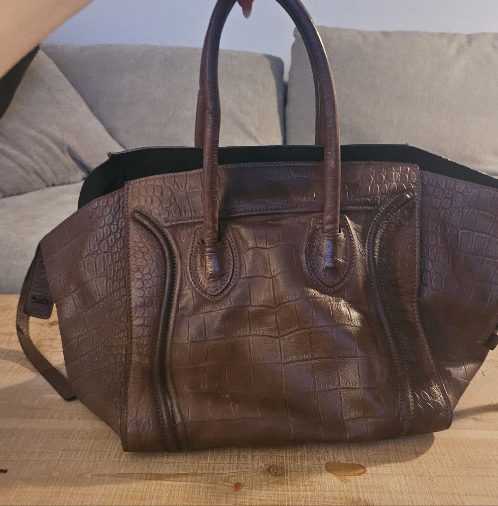 Lux Phantom Style Batwing Smile Designer Purse - Picture 4 of 8
